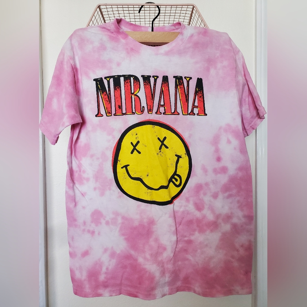 Pink Nirvana T-Shirt Size Small